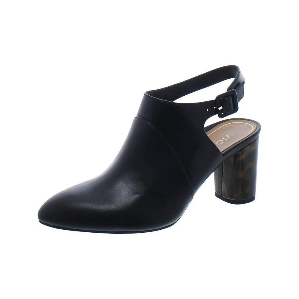NEW VIONIC women's roseville leather pointed mule in black